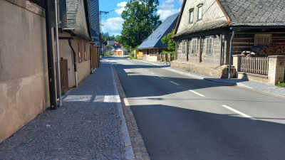 Rekonstrukce chodníků ulice Tyršova Žamberk