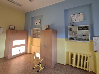 Učebna, kabinet fyziky a poradenské pracoviště pro Nádražku